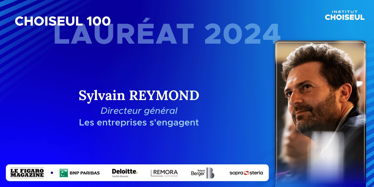 🙏 Honoré de faire mon entrée dans le classement #Choiseul100 2024 parmi les jeunes #leaders qui jouent et sont appelés à jouer un rôle dans le développement et le rayonnement #économique français, européen et international.

<a href="/instchoiseul/">Institut Choiseul</a> <a href="/Le_Figaro/">Le Figaro</a> 

👉 linkedin.com/posts/sylvain-…