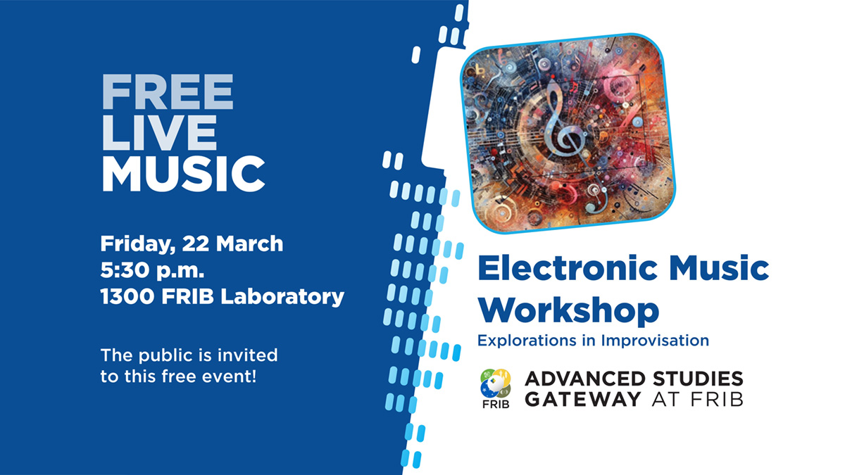 Please join us tomorrow at 5:30 p.m. for a free public concert featuring the Electronic Music Workshop. Visit the event page for more information: spr.ly/6010kNaxw #FRIBevents