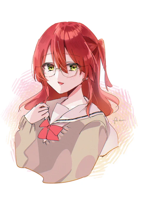 眼鏡郁代・・・文学少女だね・・・ 