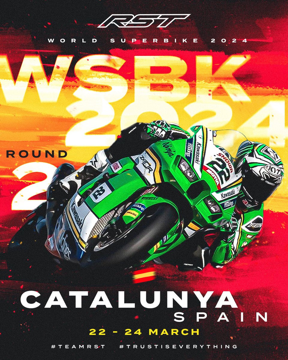 WSBK Round #2: 22nd-24th March 🏍 The World Superbike 2024 Championship continues this weekend in Catalunya, Spain 🇪🇸 Who will be tuning in?👇 . . . . #TrustisEverything #TeamRST #RST #WSBK #WorldSuperbike #WSBK2024