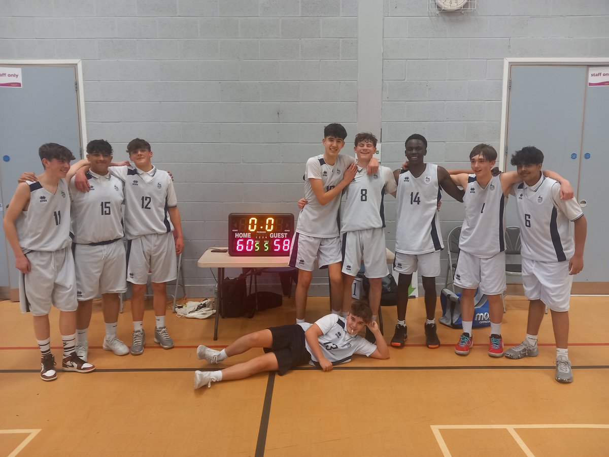 Amazing performance from our boys who beat Northampton Boys School 60-58. They now progress to the 1/4 finals of the National cup 🏆 A superb achievement for the team - they all deserve so much praise. Particular thanks to Alex Radu for coaching the team. #WorcestershireHour