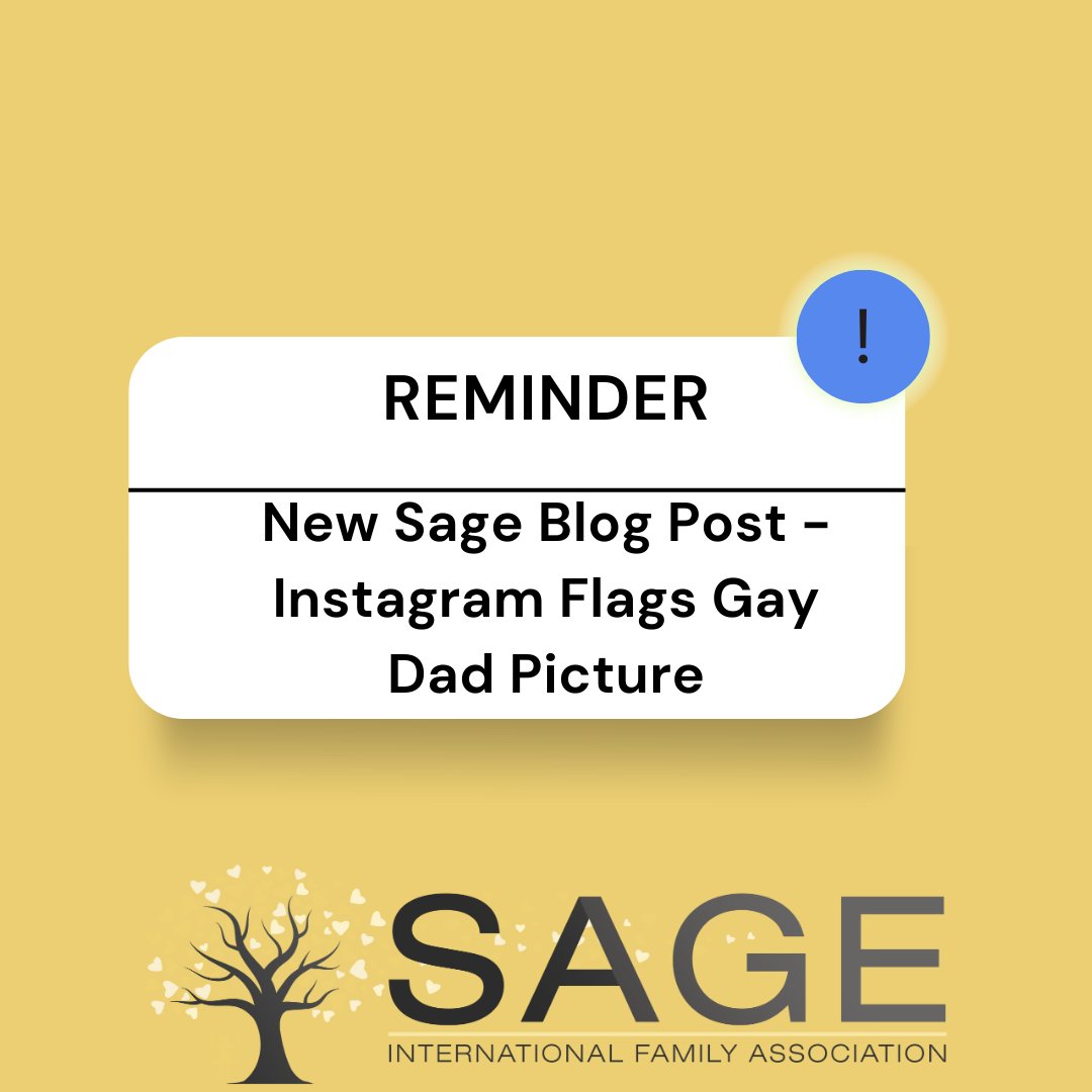 SageAssociation's tweet photo. New Sage Blog Post Alert!!!

Instagram flags picture of gay dads as graphic content!

https://t.co/7NtW0XKDqs https://t.co/t5T08sqx48