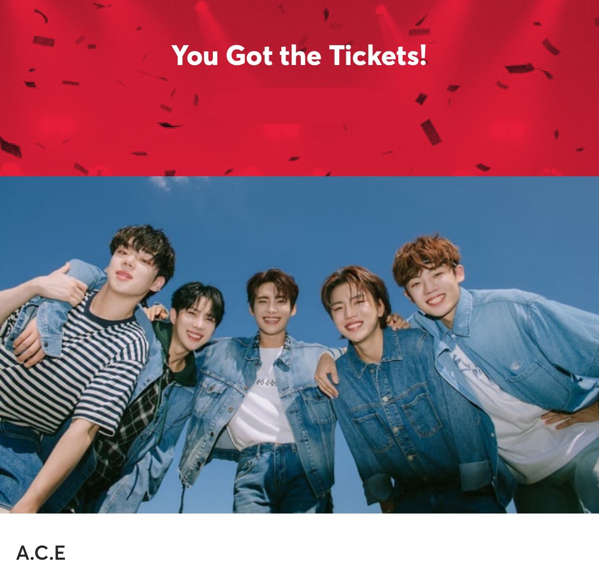 In disbelief! I get to see A.C.E 

#ACE_2024USTour_REWINDUS
#ACE_REWINDUS #FindMyCHOICE
#ACE #에이스