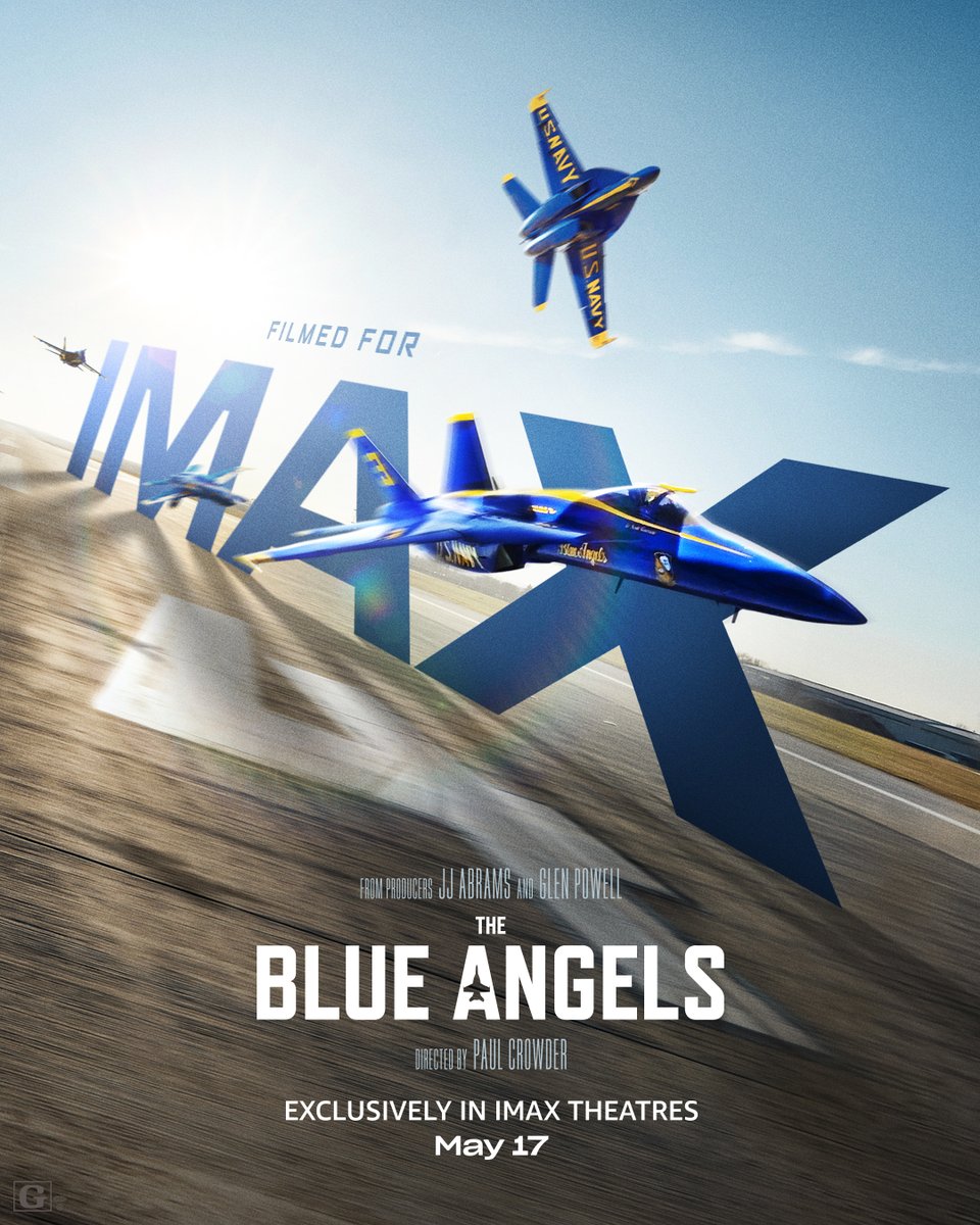 Soar to the big screen and experience #TheBlueAngels in IMAX – don’t miss it May 17.