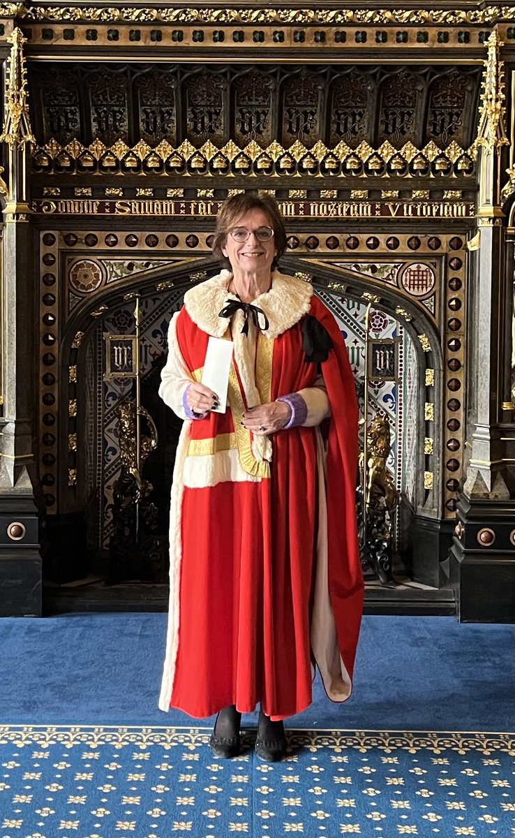 So proud and honoured to become a member of the House of Lords today. I will use my voice for everyone in the United Kingdom with a learning disability who needs to be heard. ⁦@TeamDomenica⁩