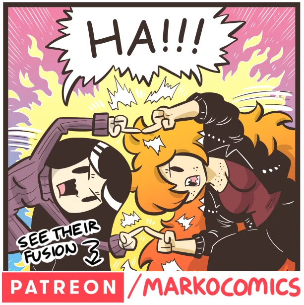 Fuu-sion! Ha! New Goth and Tiger exclusive episode, it's time for Fusion Dance! Become a $5 member to see the full episode and more exclusive comics! 