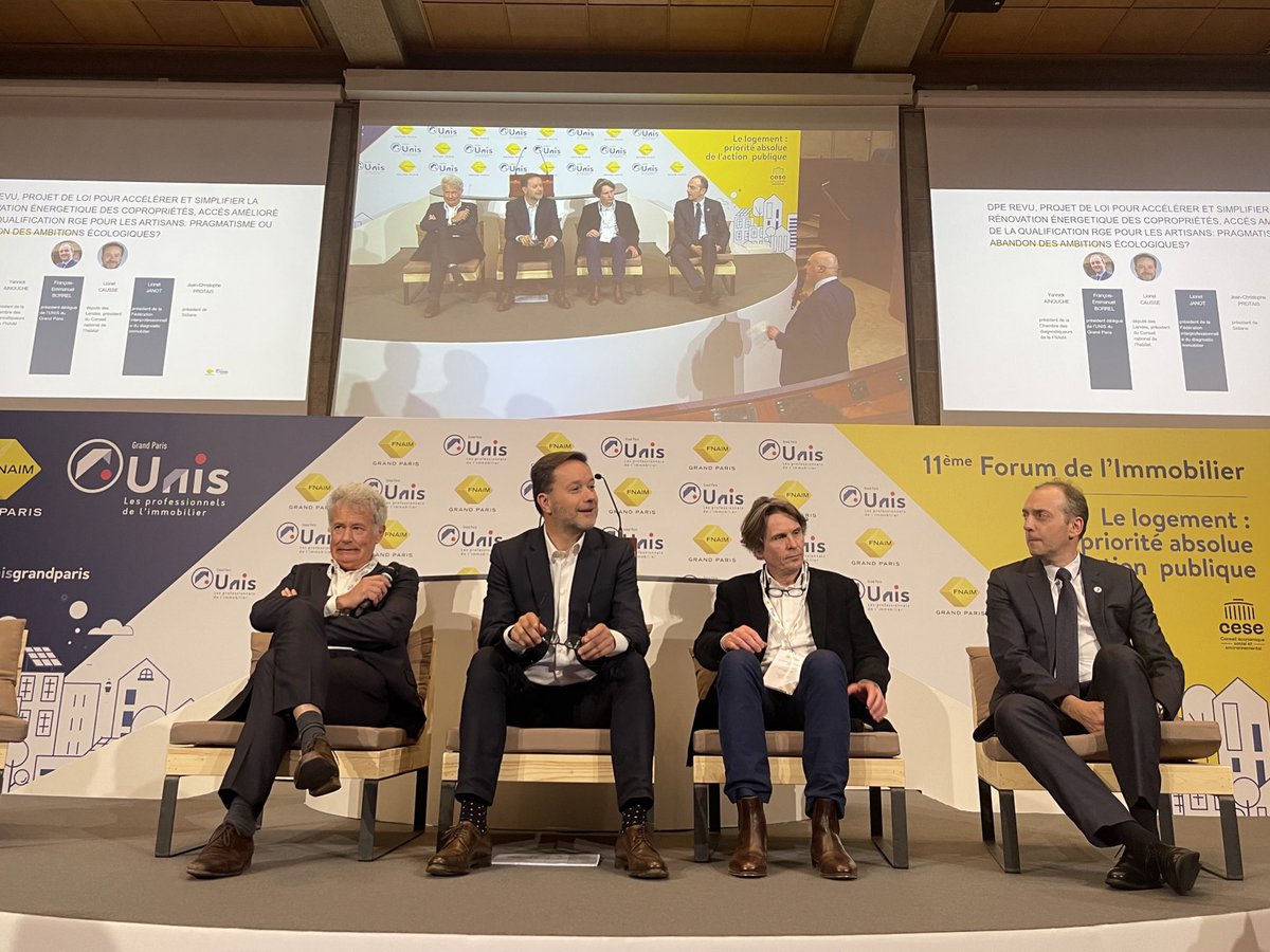 Statut de bailleur privé, fiscalité des meublés touristiques, DPE, simplification et élargissement du spectre de la certification RGE, aides à la rénovation des bâtiments : un grand de nombre sujets ont été abordés lors des rencontres du CESE, organisées par l’UNIS et la FNAIM.