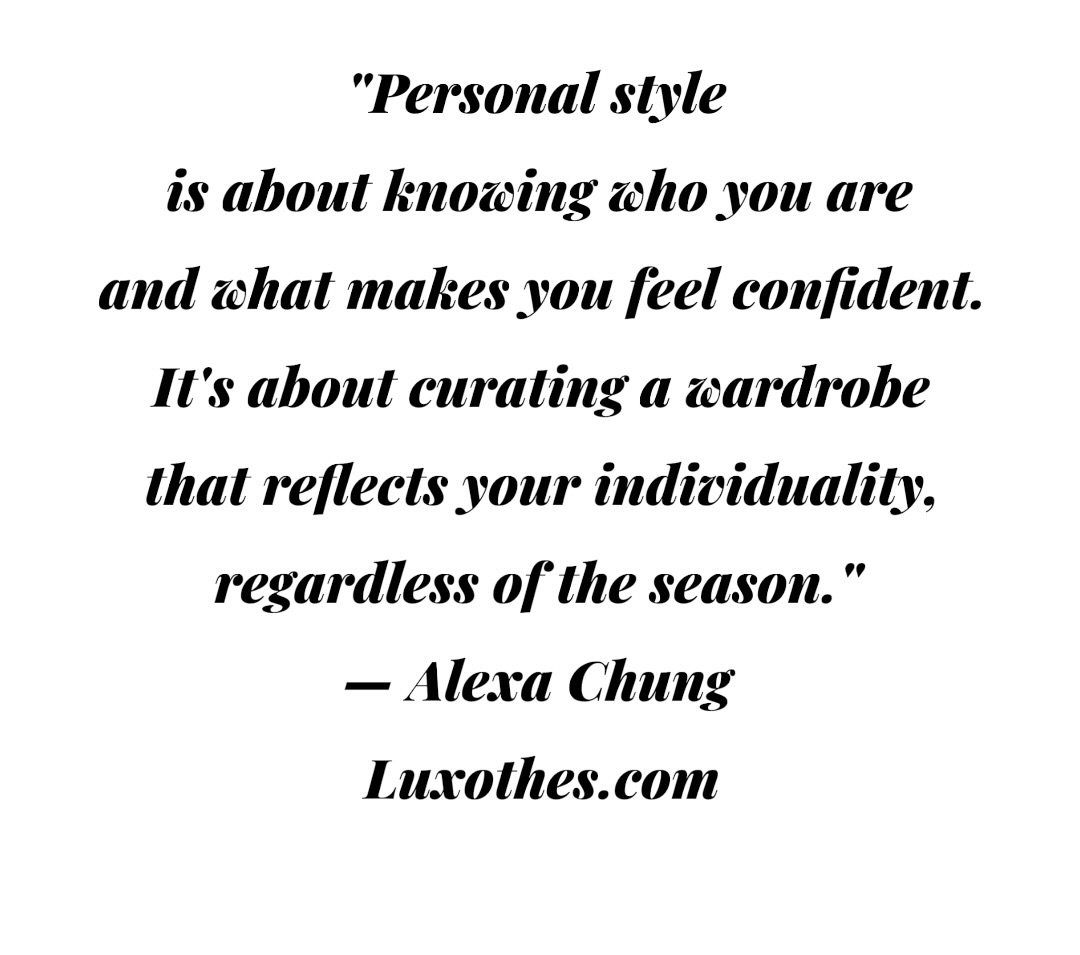 „#Personalstyle is about #knowing #whoyouare and what makes #you #feelconfident. It's about #curating a #wardrobe that #reflects #yourindividuality, #regardless of the #season.' - #AlexaChung #fashiondesigner #TVpresenter
#naturalfabrics #prirodnimaterialy #prirodnilatky