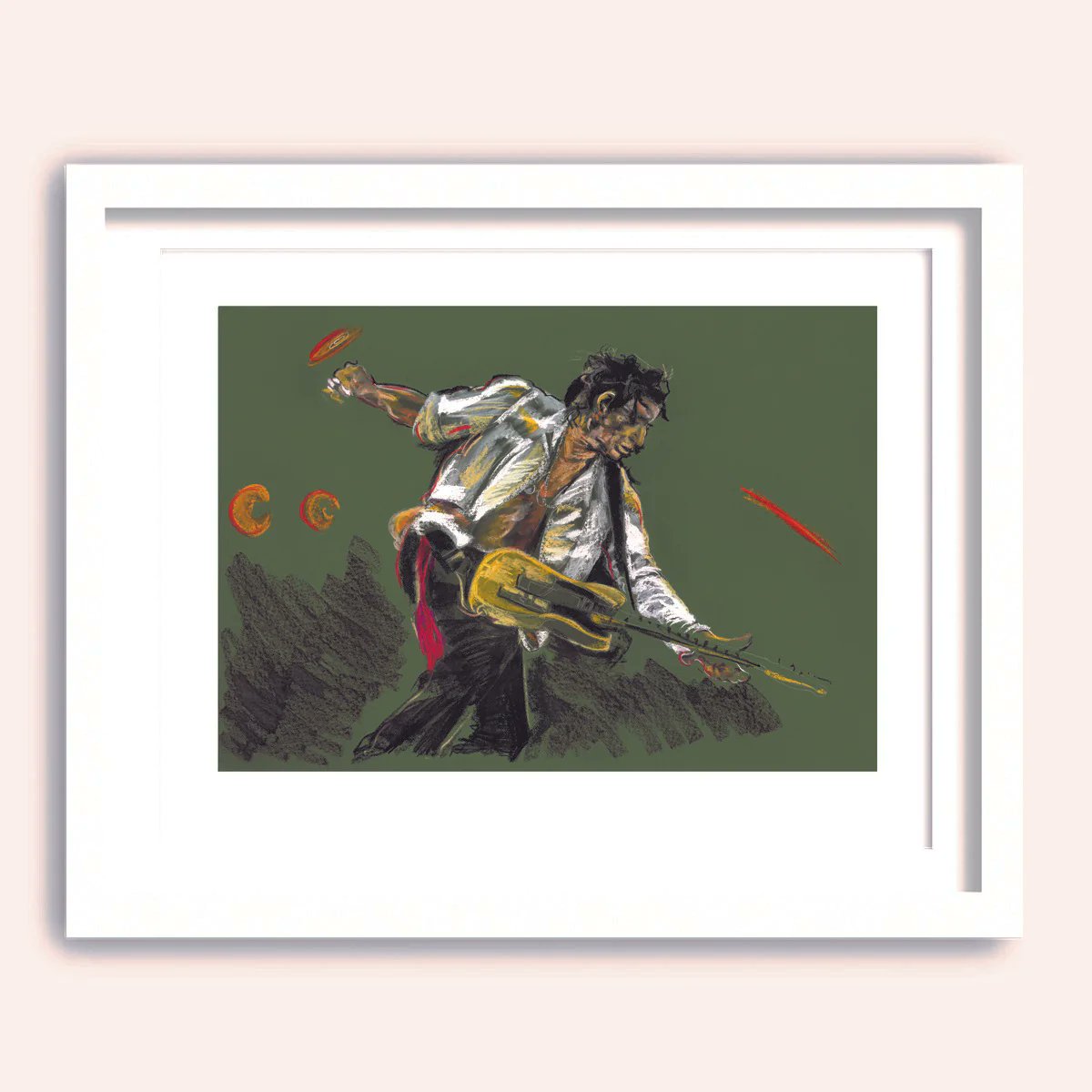 🖼😎🎸🥁Two new prints have been added to the limited edition Collectors' Series: 'Strike' and 'Browse' explore the different approaches to performance and character traits of Keith and Charlie. The prints are named, numbered and hand-signed by Ronnie: shop.ronniewood.com/collections/co…