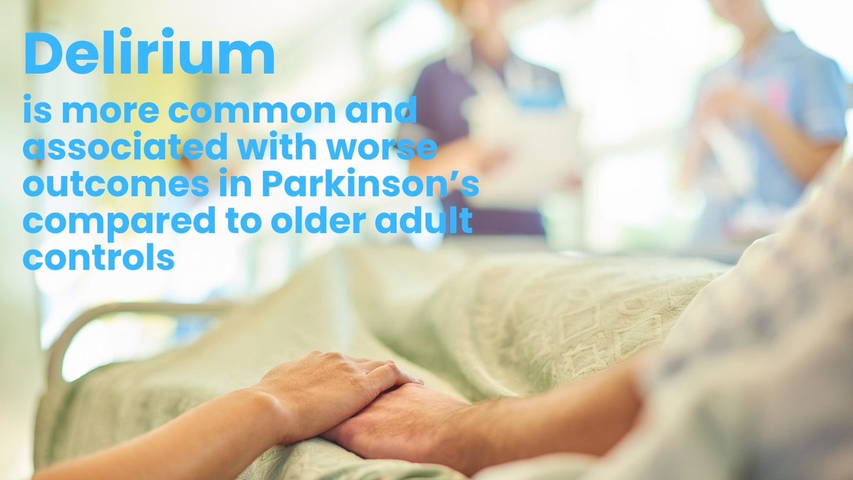 Researchers at Newcastle University have found that #delirium is more common in people with Parkinson's & often is assocaited with a loss of independence. Read more about this @ParkinsonsUK funded study here 👉 parkinsons.org.uk/news/new-resea… @rachaellawson85 @FGerakios