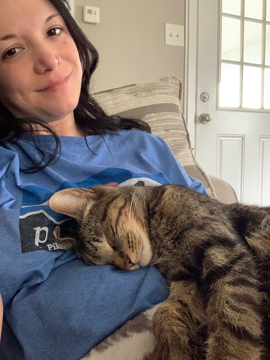 Kels_on_catnip's tweet photo. Bump snuggles 😻🤍
#25weeks #babybump #littlebigbrother #Miso
#CatsOnTwitter #Catsandbabybumps https://t.co/MSssaFgJet