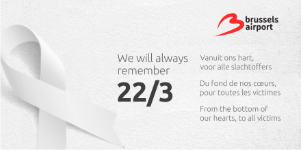 8 years ago, a day we will always remember. Our thoughts go out to the victims of the 22 March 2016 attacks, their families, friends & loved ones. #WeStandTogether #wearebrusselsairport
