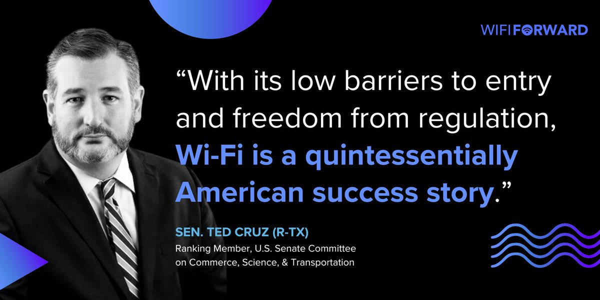 We agree, @SenTedCruz! #WiFi is an American success story 🇺🇸