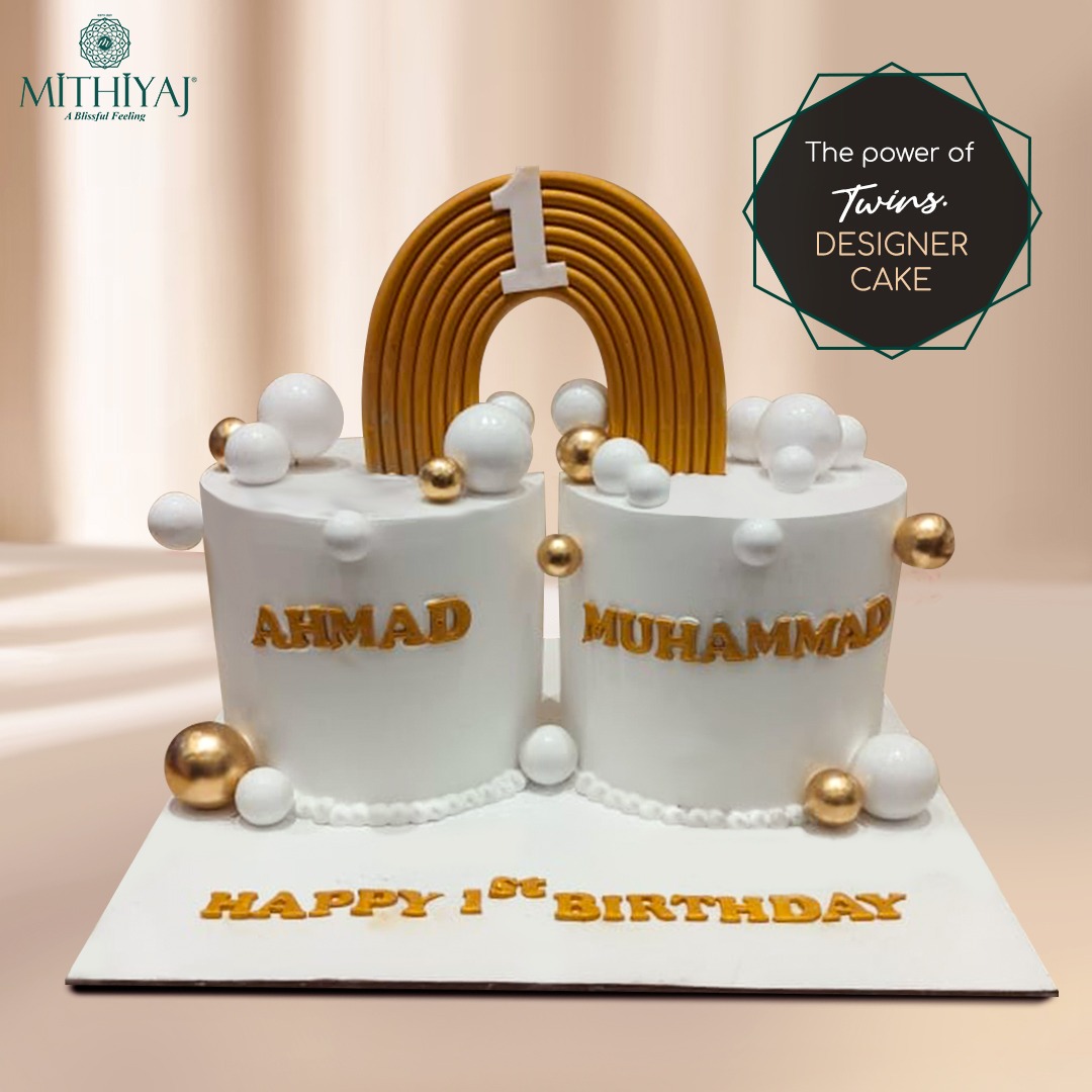 Making the 1st birthday grand and memorable for the adorable twins with the customized birthday cake from #Mithiyaj.

Place an Order
🌐 mithiyaj.com

#MithePeRajMithiyaj #cake #customizedcake #birthdayspecial #designercake #trendycake #personalizeyourcake #birthdaycake