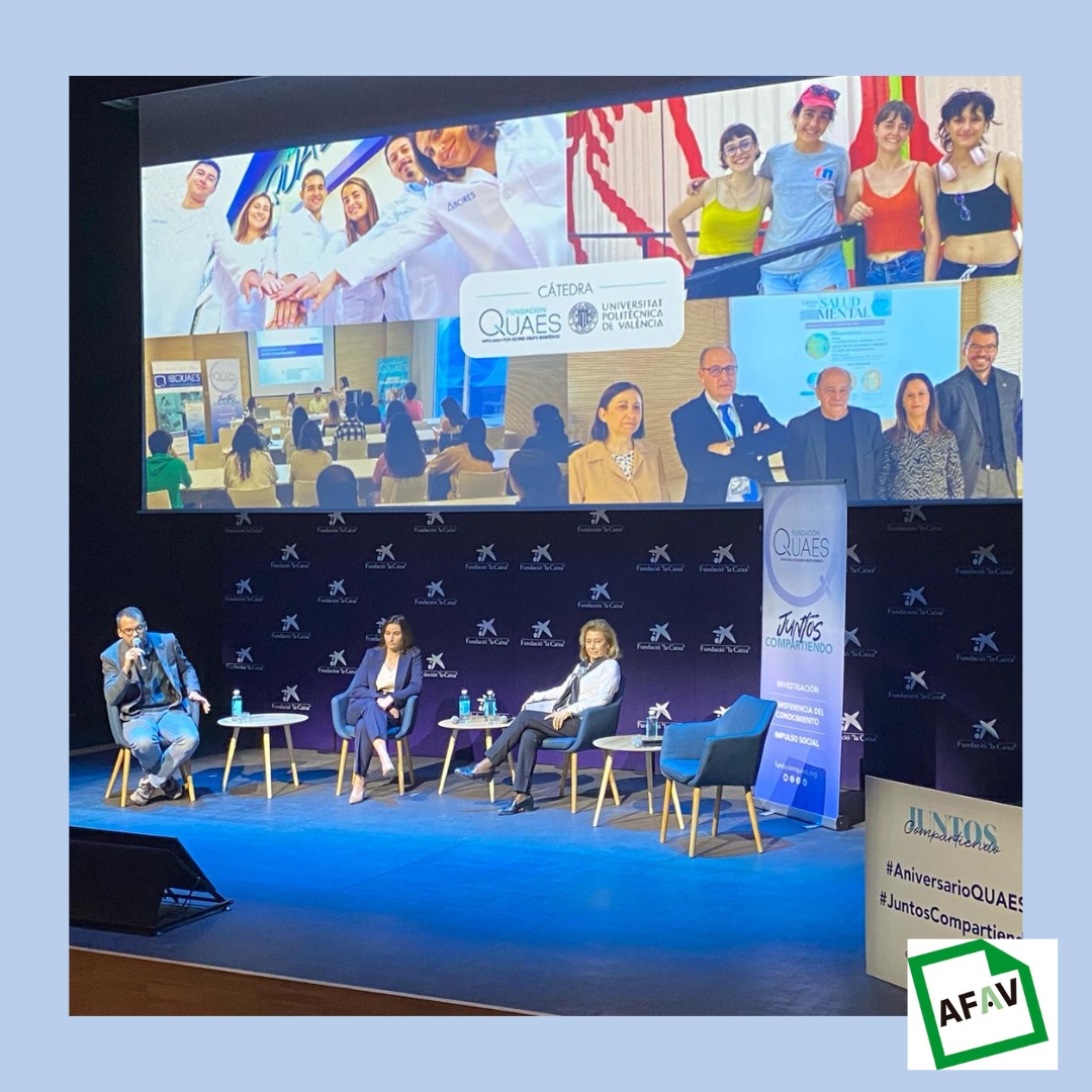 afavalencia's tweet photo. 🔛Con @FQuaes en el evento por su VIII aniversario, muy enriquecedor y emotivo✔️Nuestra pta., Ana Mª Ruiz, habló de #RecordARTE en la mesa 'Ciencia en abierto', con Dr David Moratal, Cátedra Quaes-UPV, y Pilar Castellote
¡Enhorabuena por #AniversarioQUAES #JuntosCompartiendo!🙌🙌 https://t.co/kLgScLatwC