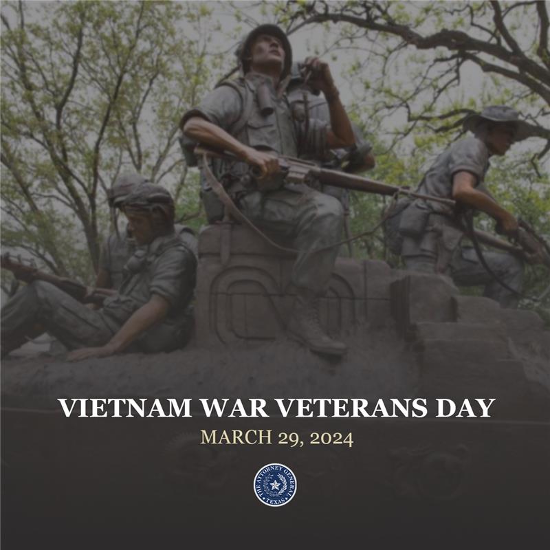 Today, we are honoring all the men and women who served our nation during the Vietnam War.