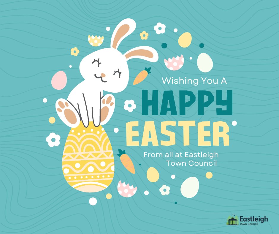 Happy Easter from everyone here at Eastleigh Town Council. Have a wonderful weekend 🐣🌼