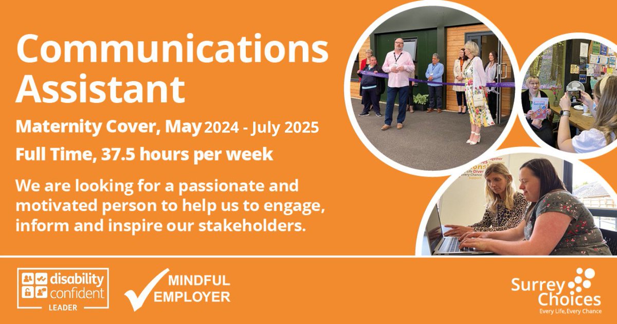 🌟 Exciting Opportunity Alert! 🌟 Are you a communications wizard looking for your next challenge? Join our vibrant team at Surrey Choices and thrive in a dynamic, supportive environment as a Communications Assistant. Apply here 👉🏾 ow.ly/pYk650QYs6w #SurreyJobs #Hiring