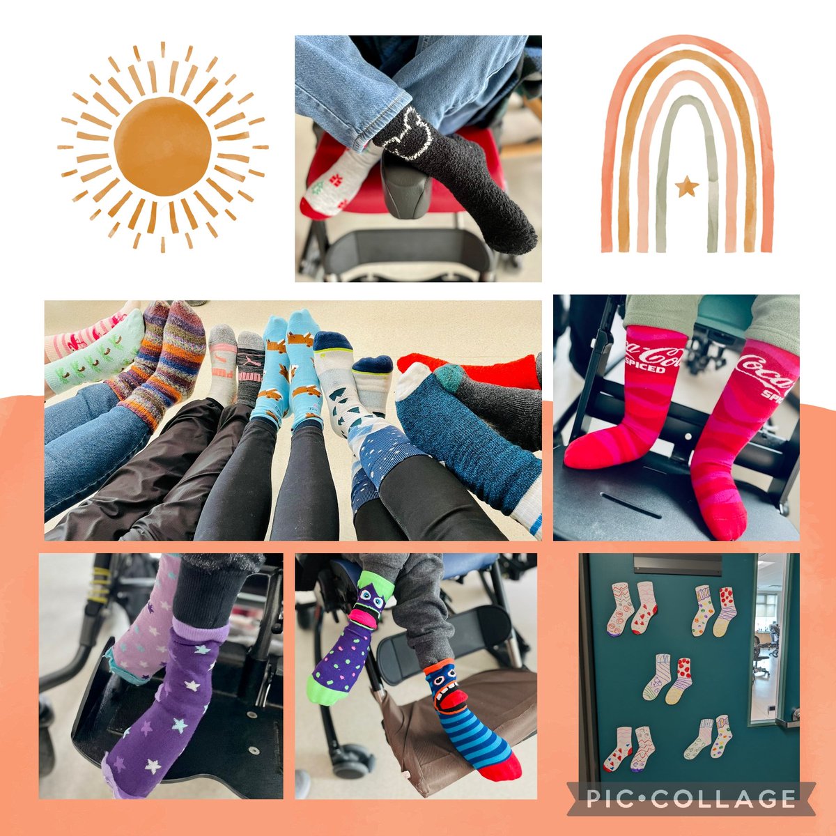 Today we are rocking our socks for #WorldDownSyndromeDay . Today and everyday, we come together to remove barriers, bring awareness and celebrate diversity and inclusion! @MotherTeresaOak @hcdsbSEAC