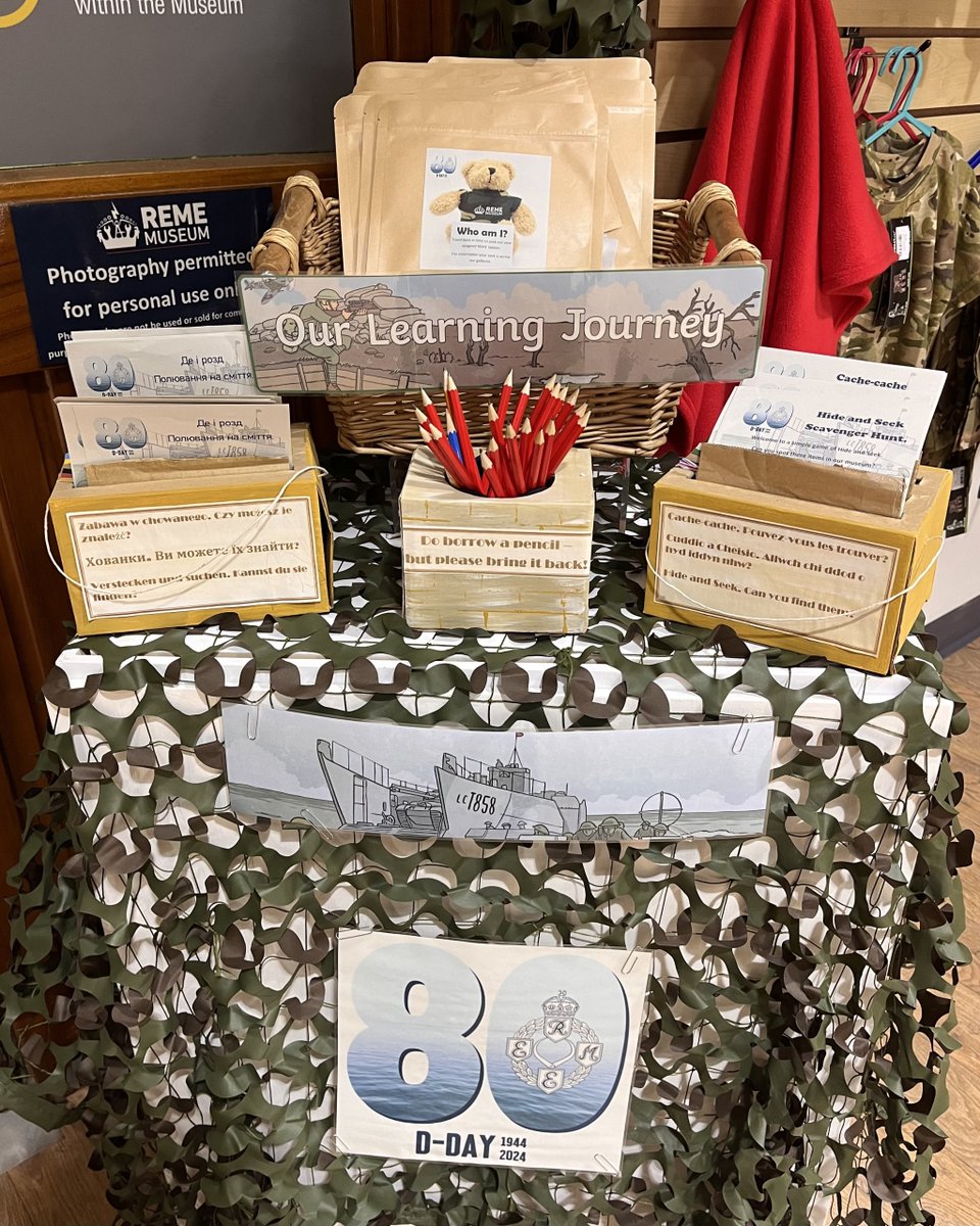 Planning a visit soon? Don't forget to grab a pack for our D-Day Who Am I? Trail 🔎 Find out your soldier's identity, reveal what they did on D-Day and explore the galleries!