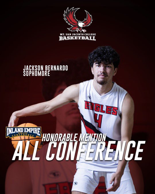 Congratulations to sophomore Jackson Bernardo! <a href="/jackson18ber/">jackson bernardo</a> averaged 6 points &amp; 4 assist while helping the Eagles to a 27-4 (13-3) record and being named  IEAC Honorable Mention All-Conference!