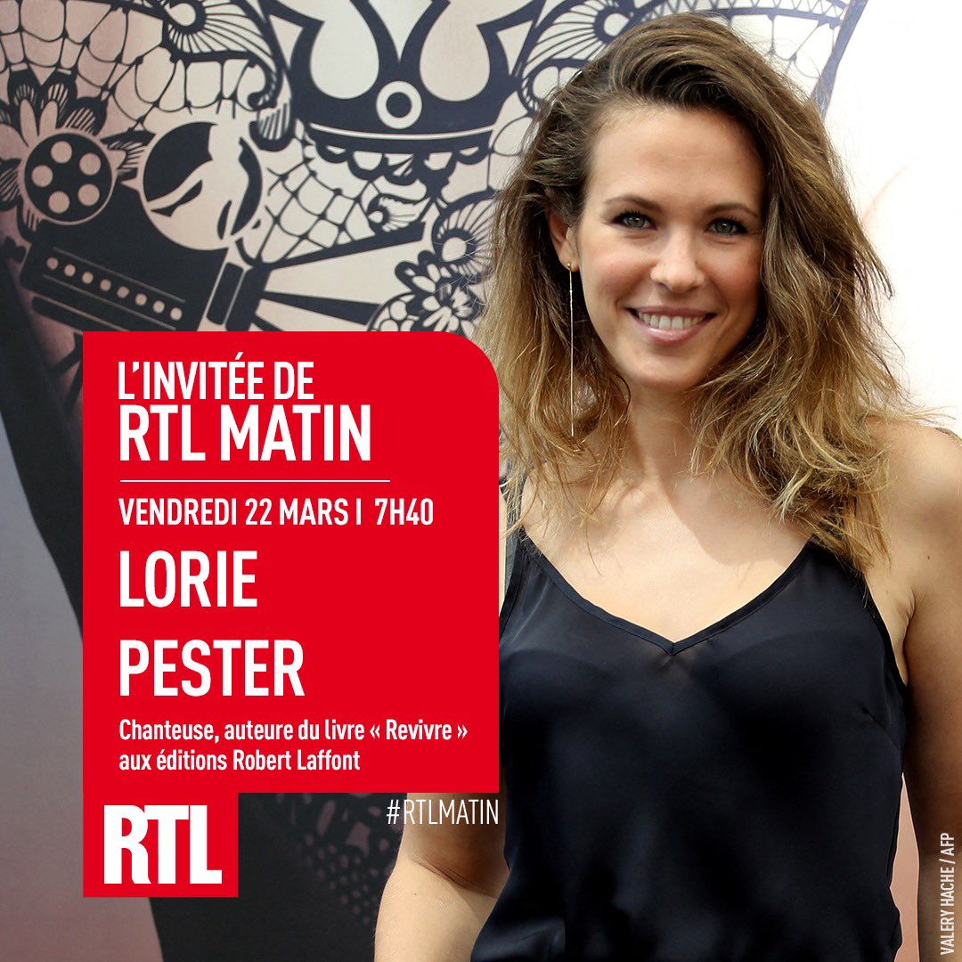 🔴 @LoriePester publie « Revivre » chez @robert_laffont. Son combat contre l’endométriose, une maladie qui touche une femme sur 10. Elle est l’invitée d’@amandine_begot ce vendredi à 7H40 dans #RTLMatin 📻