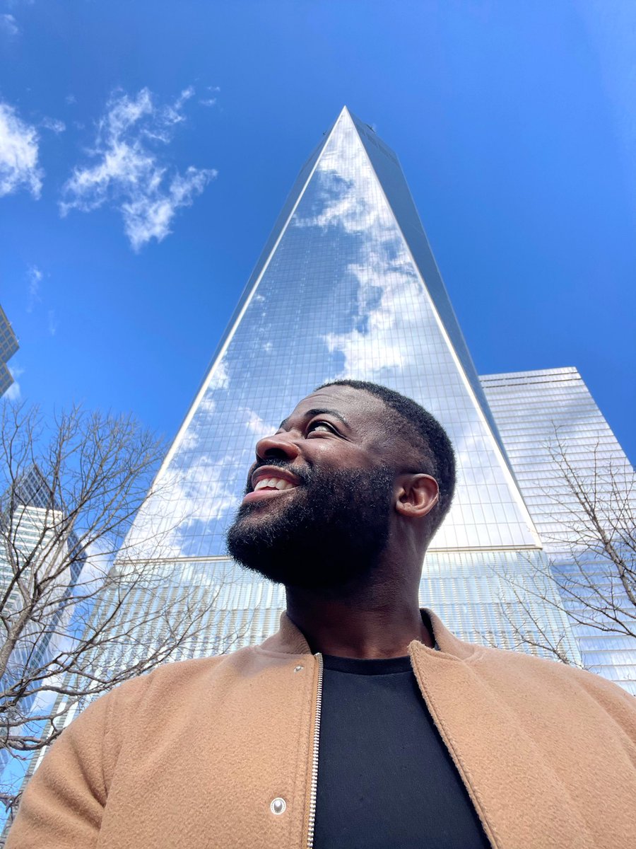 Hello from NYC! 🇺🇸 Very happy to be back working here for another month. Kicked it off by speaking about Black LGBTQ lives at One World Trade Center - right after delivering an online talk for Natural England on representation ✌🏾🏳️‍🌈