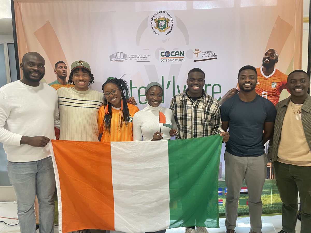 Payne Fellow Spotlight:

Exciting times at the Ivorian Embassy watch party for the Africa Cup of Nations!  2023 Payne Fellows Josiah Jones and Mona Mae Juwille, along with 2021 Fellows Lambert Ngenzi and Nehemia Abel, joined in on the festivities. 

#paynefellows #usaid #hu