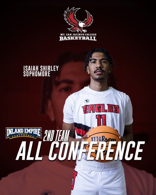 MSJC BASKETBALL (@msjcbasketball) on Twitter photo Congratulations to sophomore Isiah Shirley! <a href="/LulSwagggyP/">Isiah Shirley</a> averaged 15 points & 4 rebounds while helping the Eagles to a 27-4 (13-3) record and being named IEAC Second Team All-Conference! Congratulations to sophomore Isiah Shirley! <a href="/LulSwagggyP/">Isiah Shirley</a> averaged 15 points & 4 rebounds while helping the Eagles to a 27-4 (13-3) record and being named IEAC Second Team All-Conference!