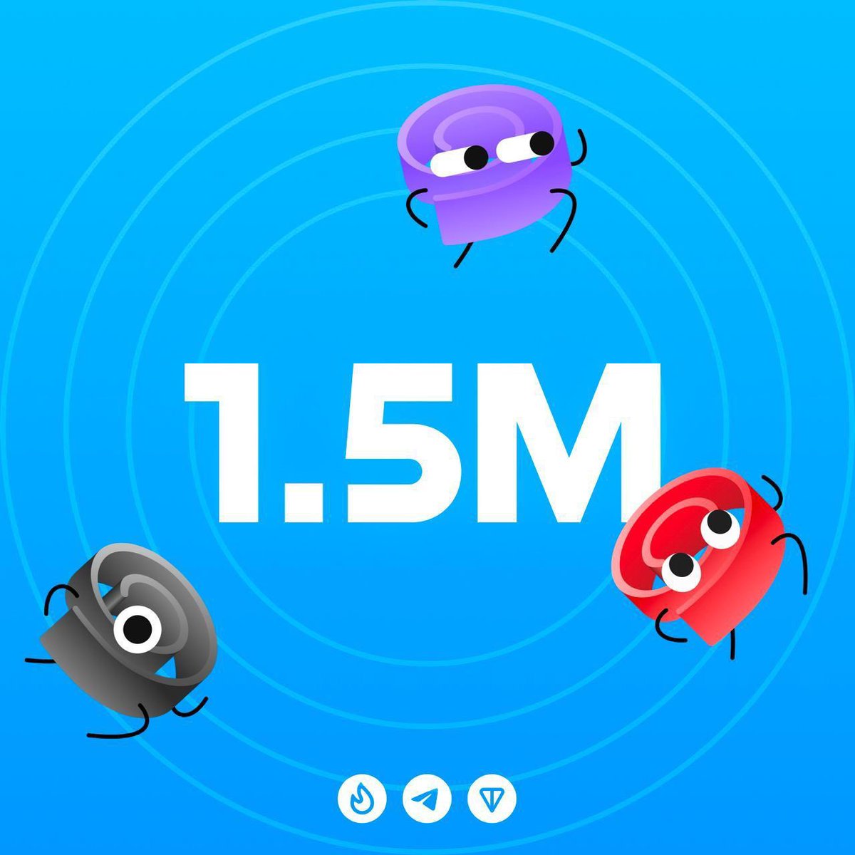 t.me/fanzeebattlesb… audience 1 March 👀 500K users 21 March 😈 1.5M users +1M in 20 days. boom. $FNZ price 1 March 👀 $0.005 21 March 😈 $0.015 x3 in 20 days. moon.