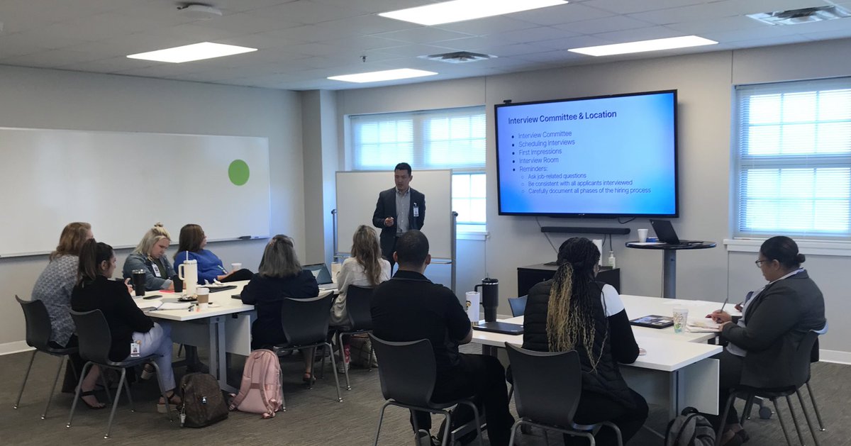 MichaelJungEDU's tweet photo. It’s hiring season! The @forneyisd Leadership Development Team is working with 1Y principals to establish consistent, intentional processes and discuss best practices.
@justinwterry @stormylemond https://t.co/vdqoXzQPYL