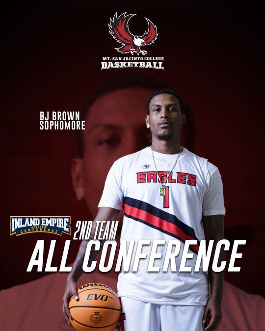 Congratulations to sophomore BJ Brown! He averaged 16 points &amp; and shot 41% from 3 while helping the Eagles to a 27-4 (13-3) record and being named  IEAC Second Team All-Conference!
