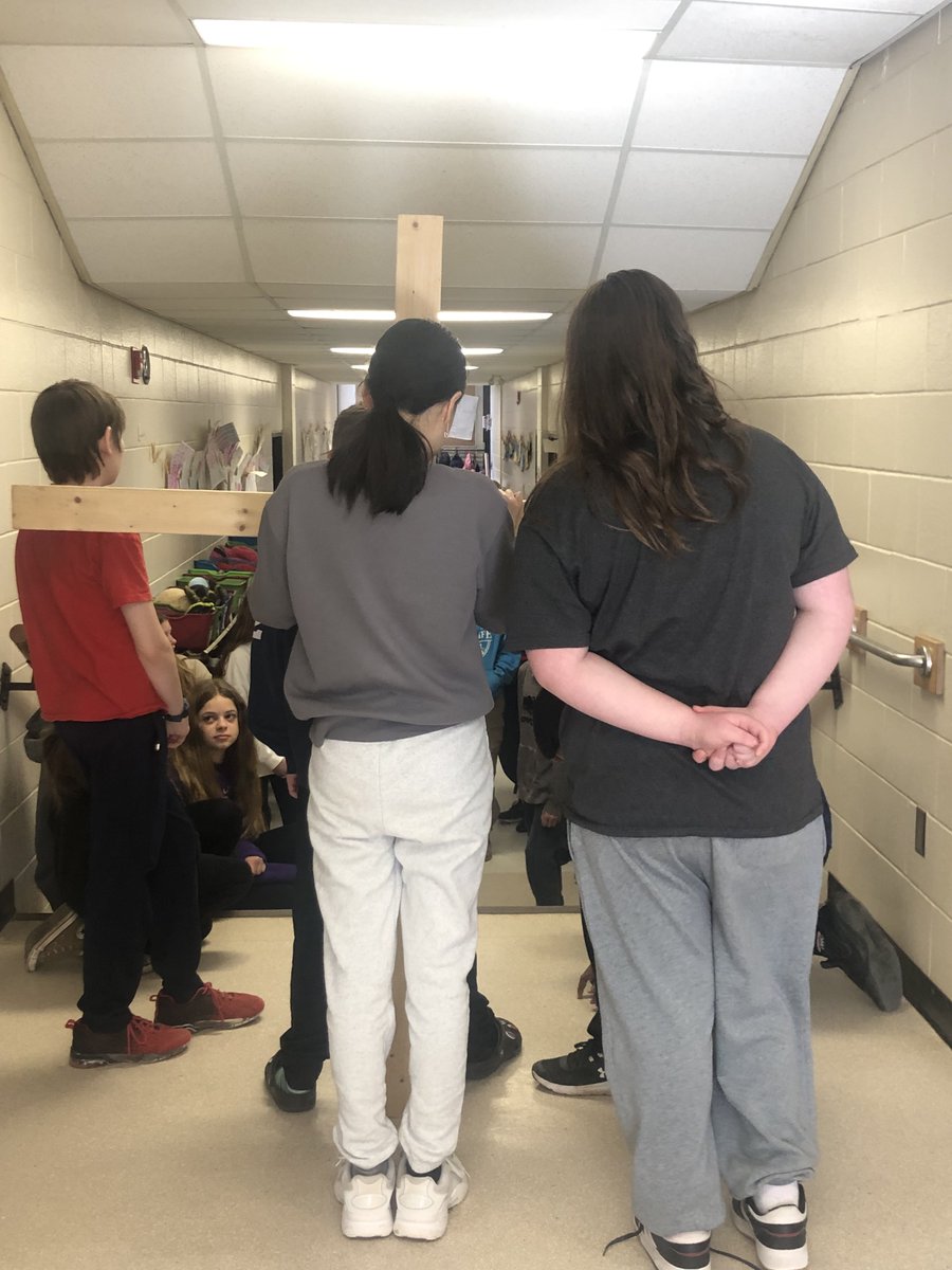 Our Grade 7's are preparing for the Stations of the Cross during Holy Week.  #pvncinpsires  #leadershipinaction