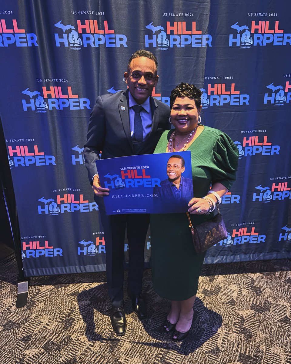 Supporting @hillharper ! Michigan let’s get it done. #votingmatters #rsrpac #Election2024