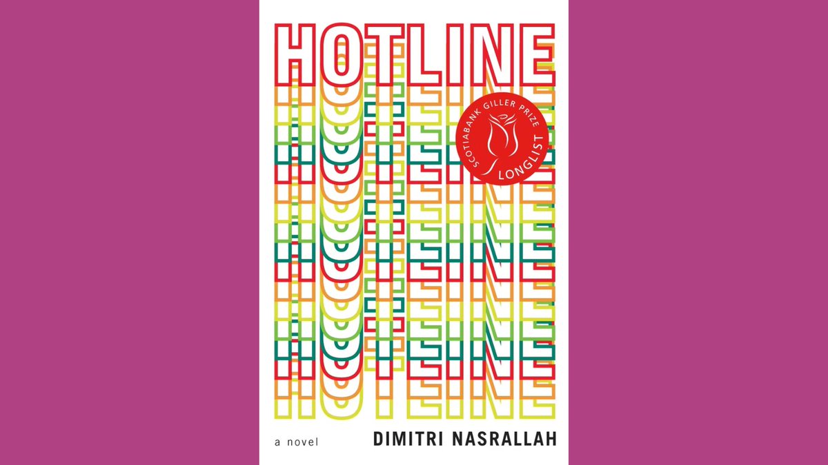 Join our next book discussion. This month, we're reading 'Hotline' by Dimitri Nasrallah. Wednesday, April 24, 6:30pm, at McGill. During April Hotline is available in digital formats with no waitlists as part of @1eReadunLivrel Register at bpl.bc.ca/events/book-di…