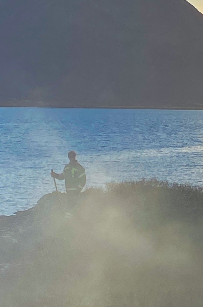 Our first wild fire of the year was a good first call for our new recruit.