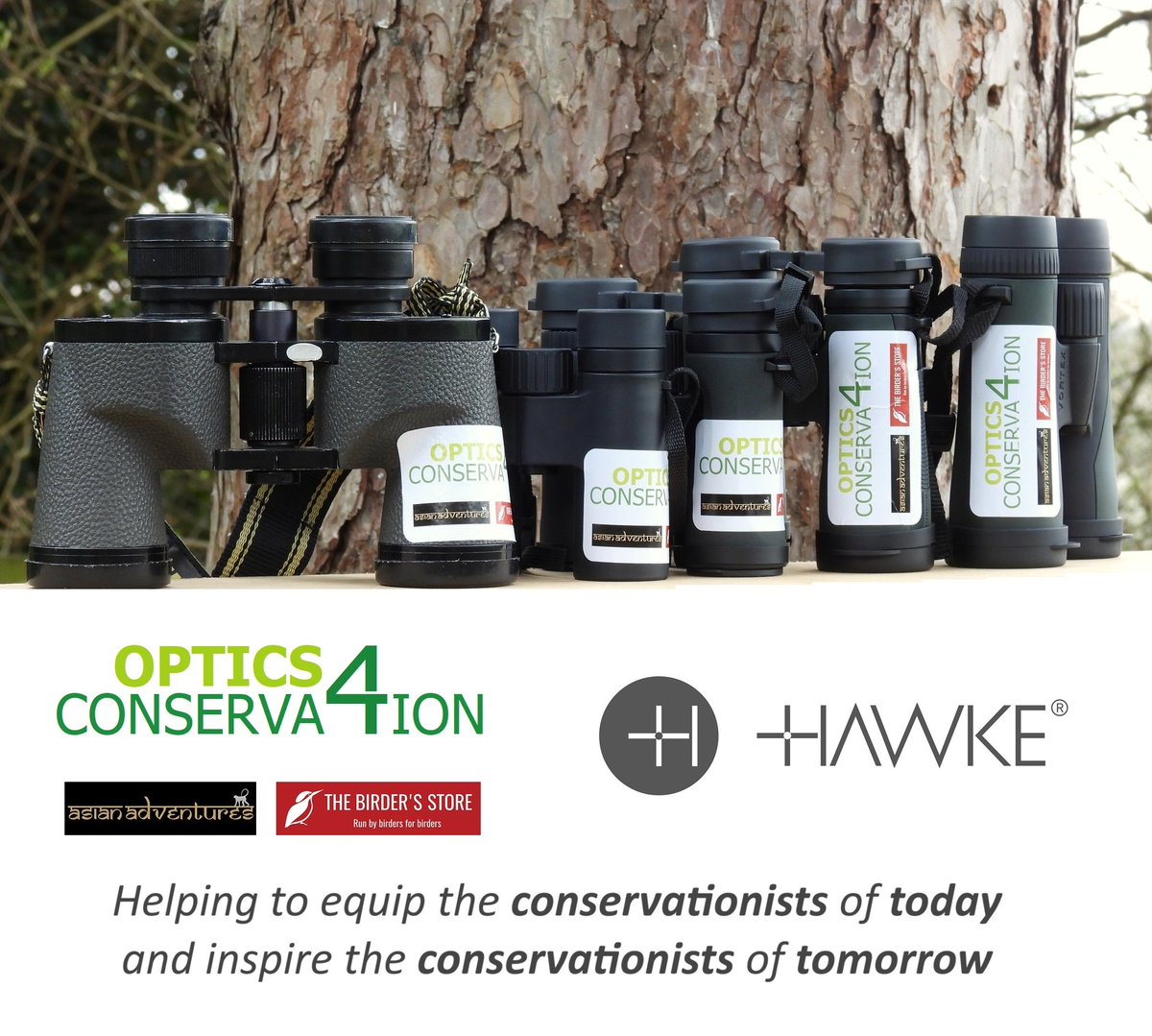 We're extremely grateful to our customers and Hawke Optics for supporting our #Optics4Conservation scheme in conjunction with @AsianWildlife. Their generous donations will be put to good use to aid #wildlife #conservation and #education in India 🇮🇳 #IndiAves #NatureConservation