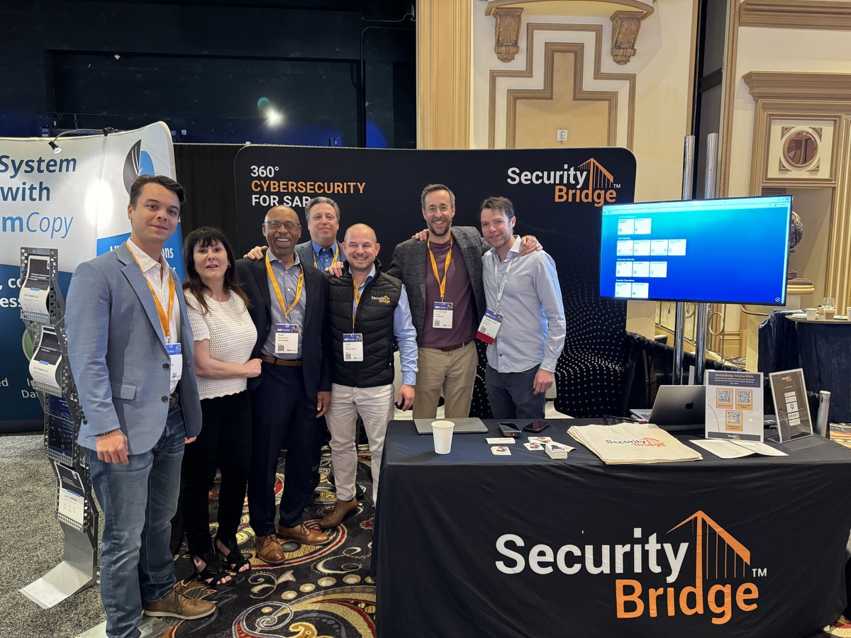 What an incredible time at SAPinsider Las Vegas 2024! 🎉

Seize the opportunity to discover cutting-edge developments in SAP Security! Pass by booth #135 - our team is eager to chat, demonstrate our solutions, and collaborate on elevating your strategy 🛡️

#SAPinsider2024