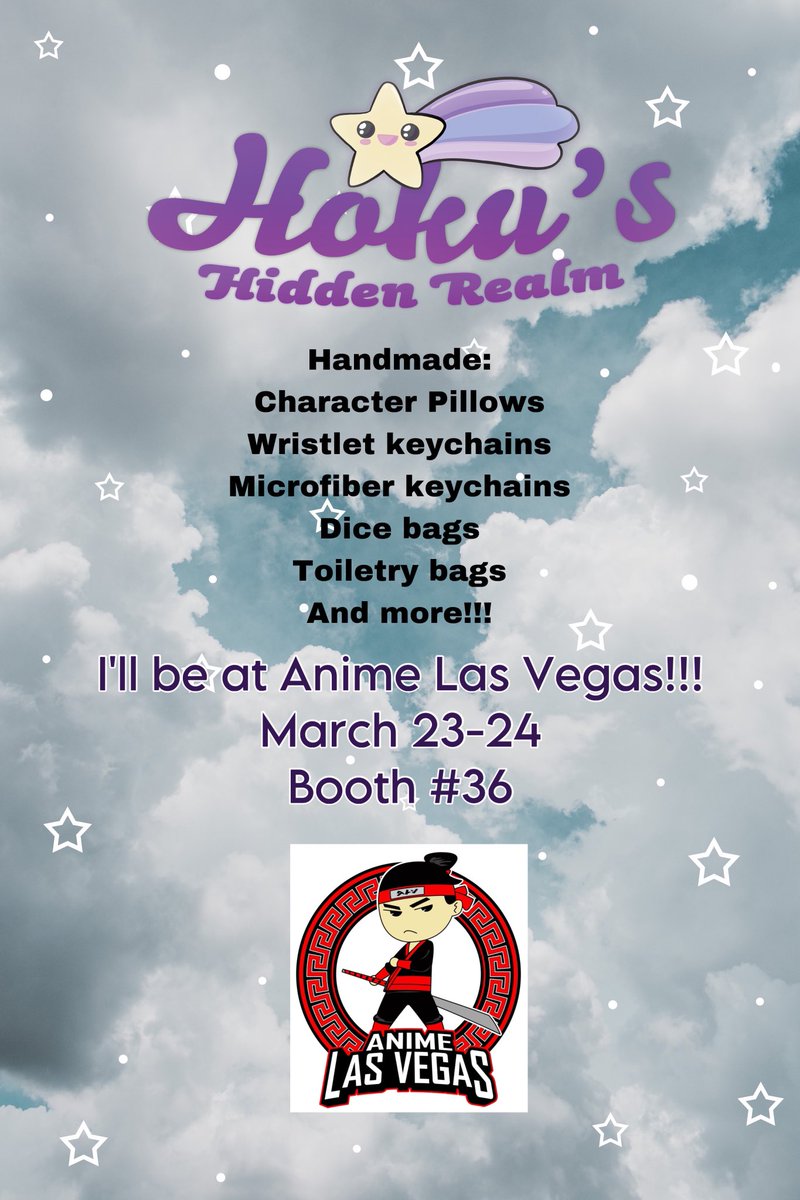 Who’s going to @animelvegas ???
I’ll be at booth 36!!! 
#animelasvegas #animeconvention #animelovers