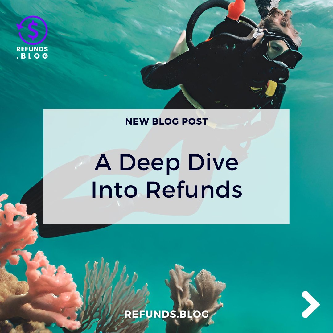 RefundBlog's tweet image. We&apos;re going back to the basics today and taking a deep dive into refunds. In today&apos;s day and age, reputation is key. AKA refund policies are key. 

Read more at hubs.la/Q02pjmB70!

#refunds #refundsblog #dive #diving #refund #process #complex #modernworld