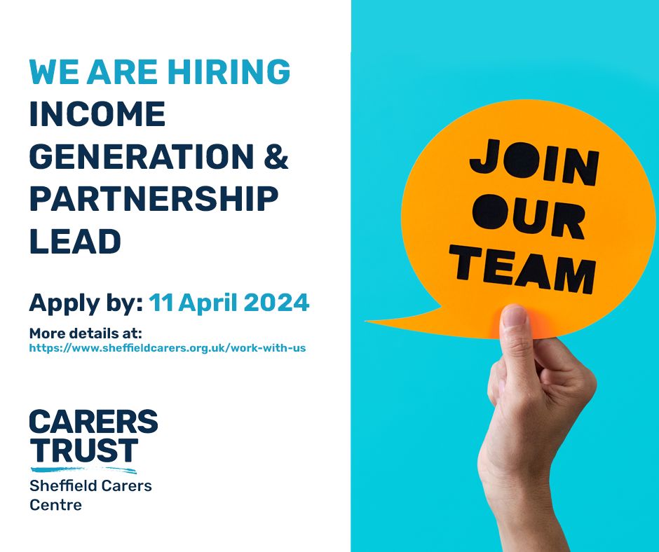 We’re currently looking for positive and committed Income Generation & Partnership Lead to join our team. This vacancy closes at 11.59pm on 11 April 2024 – For full details of the role visit: buff.ly/3ZgRPSn