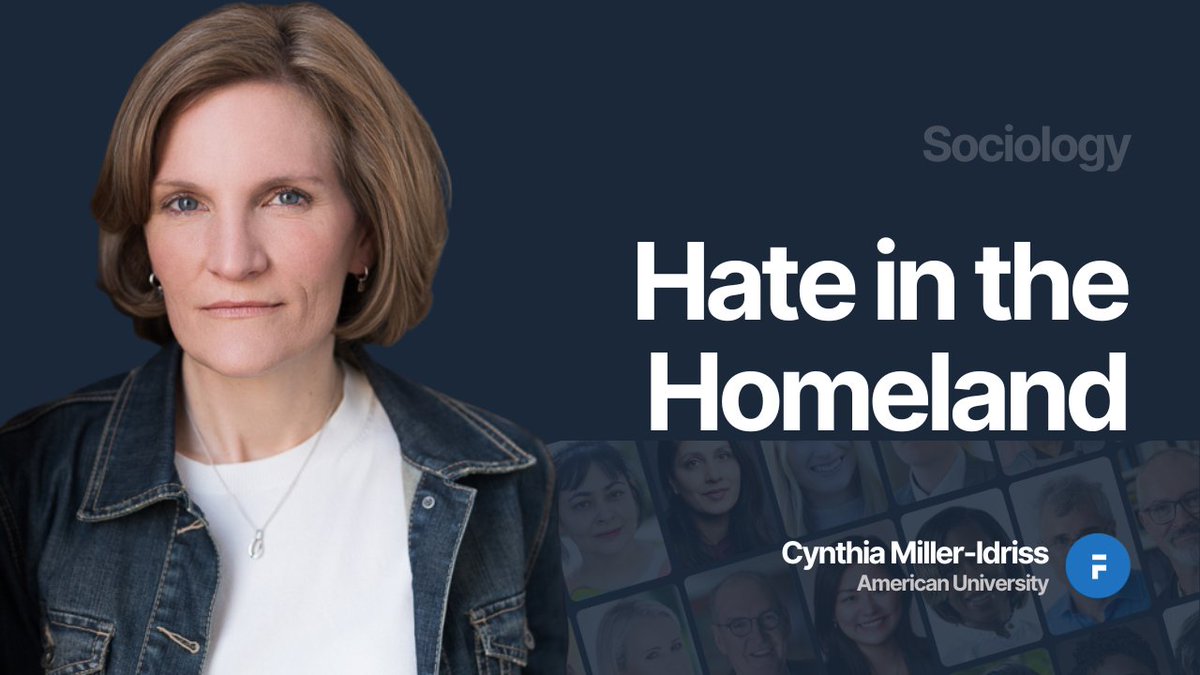 Instead of focusing on the how and why of far-right radicalization, Cynthia Miller-Idriss @milleridriss @AmericanU @sociology_u @PrincetonUPress seeks answers in the physical and virtual spaces where hate is cultivated. FULL INSIGHT: ▶️ faculti.net/hate-in-the-ho… #homeland