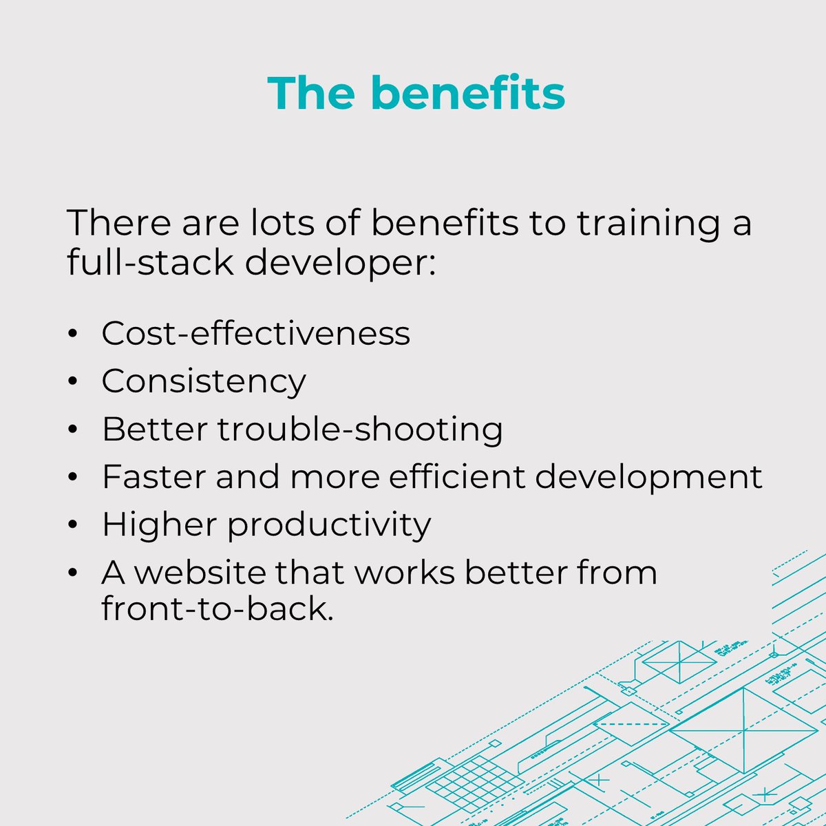 More businesses are turning to full-stack developers to create and run their websites. But what are they? And why? Scroll through to find the answers, then visit ow.ly/L9w250QYy4w to get qualified! #FullStack #FullStackDev #FullStackDeveloper #InformationTechnology #IT