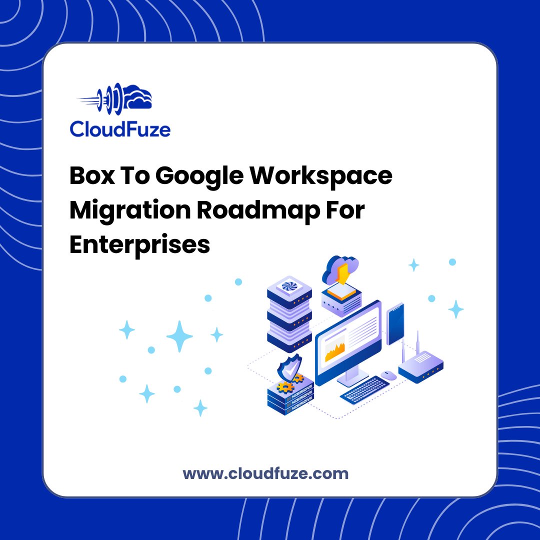 CloudFuze's tweet image. Streamline your enterprise transition from Box to Google Workspace with our comprehensive migration roadmap. Empower your teams with seamless collaboration. 

ow.ly/2leJ50QWnmy

#BoxMigration #GoogleWorkspace #EnterpriseMigration #MigrationRoadmap
