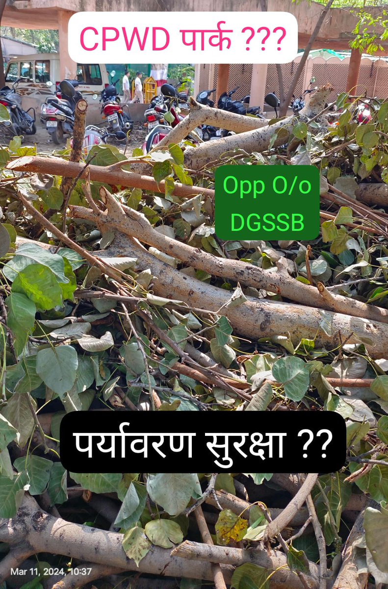 Laxmikantkl's tweet photo. @JagmohanGawri @CPCB_OFFICIAL @CPWDGOV @HardeepSPuri @MoHUA_India @Secretary_MoHUA @DPCC_pollution @GyaneshBharti1 @SwachhBharatGov @MCD_Delhi @DrGargava @HMOIndia @SSB_INDIA @dofwgnctd @LtGovDelhi @JSecretary_SCM @SmartCities_HUA @DGCPWD @smartcitiesind @PMOIndia #DGSSB
श्रीमान पर्यावरण सुरक्षा की आवश्यकता East Block RK Puram ND में Opp  #SSBHq भी है
Stop
🛑 Parking in #CPWDpark
🛑 Misuse of Parking

PL visit #EastBlkRKPuramND

@rashtrapatibhvn
#PMOIndia
#LtGovDelhi
#HMOIndia
#dofwgnctd
#PMOIndia
@DrGargava
#DGcpwd
#BSF
#RAF
#CRPF
#CPWD https://t.co/xwNmowGTjz
