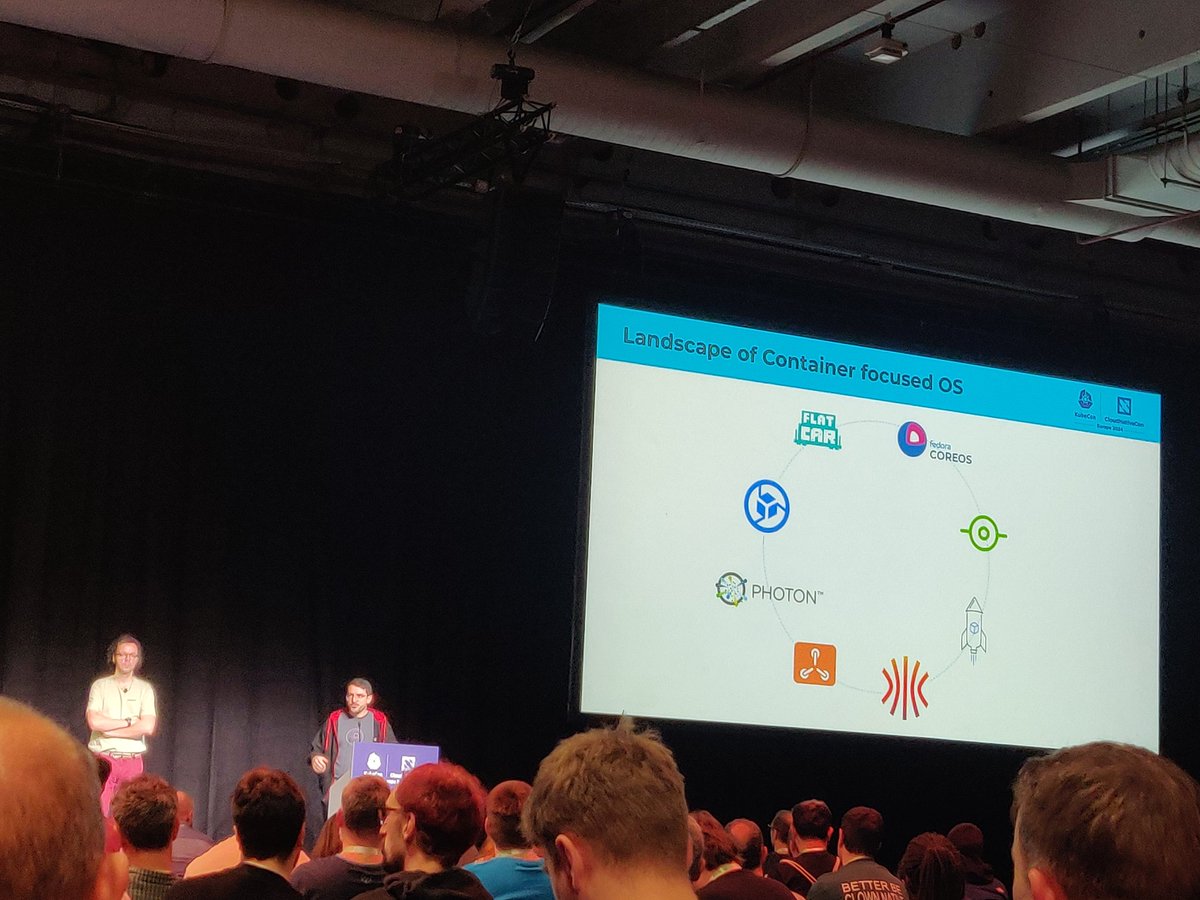 Landscape of #container focused os at the #kubecon Europe paris