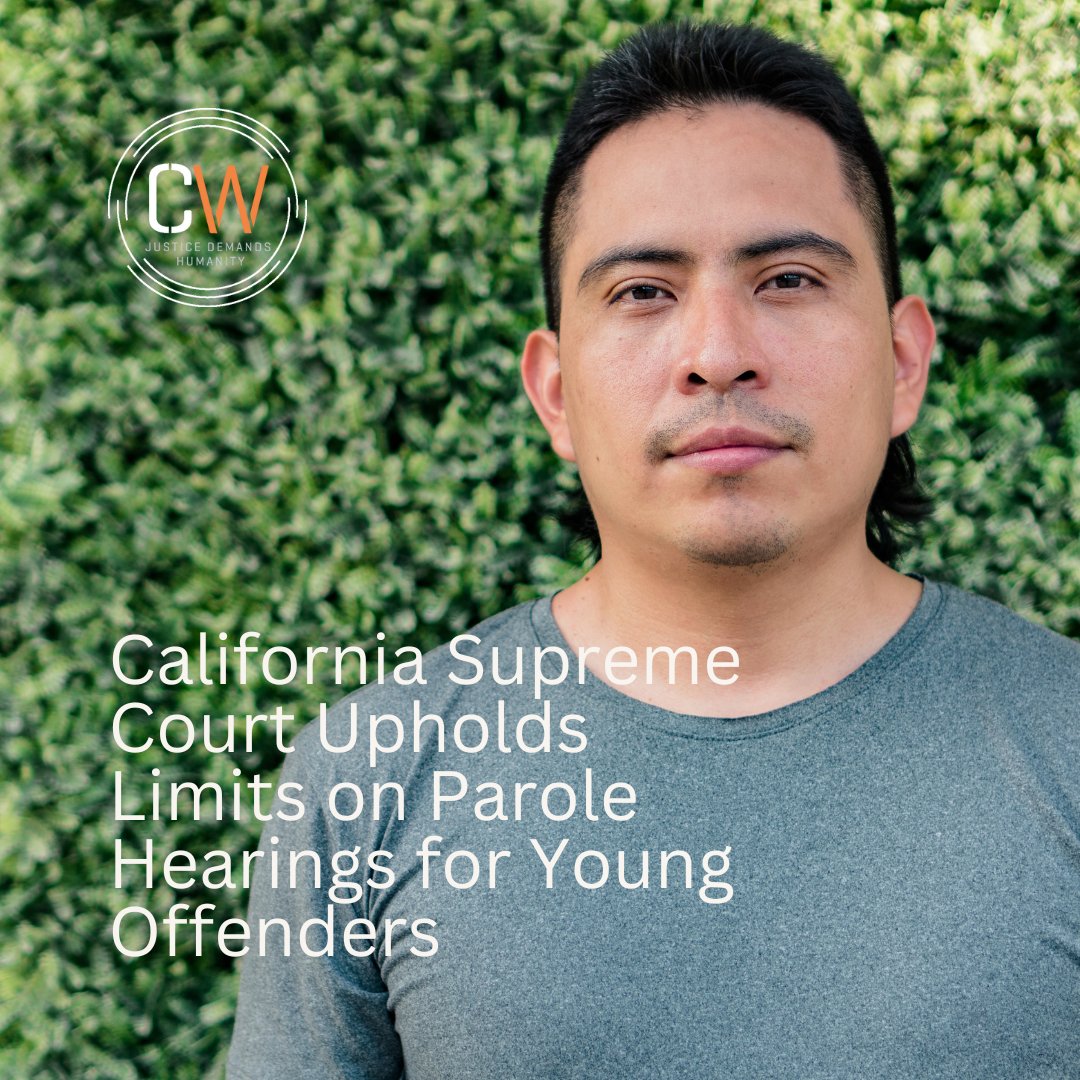 The California Supreme Court upheld rules limiting parole hearings for serious crimes by 18-25-year-olds. Tony Hardin's appeal was denied, sparking concerns about fairness, especially for people of color like him.calmatters.org/justice/2024/0…