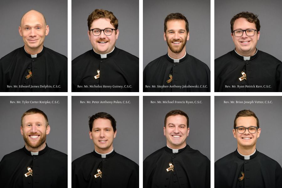 With joy and thanksgiving, the Congregation announces the ordination of 8 men to the priesthood on Saturday, April 6. Details at holycrossusa.org/article/ordina… 🙏🏻#holycrossus #congregationofholycross @andrehouseaz @ignatiusmartyr @HolyCrossND @UPortland @familytheater1 @stonehill_info