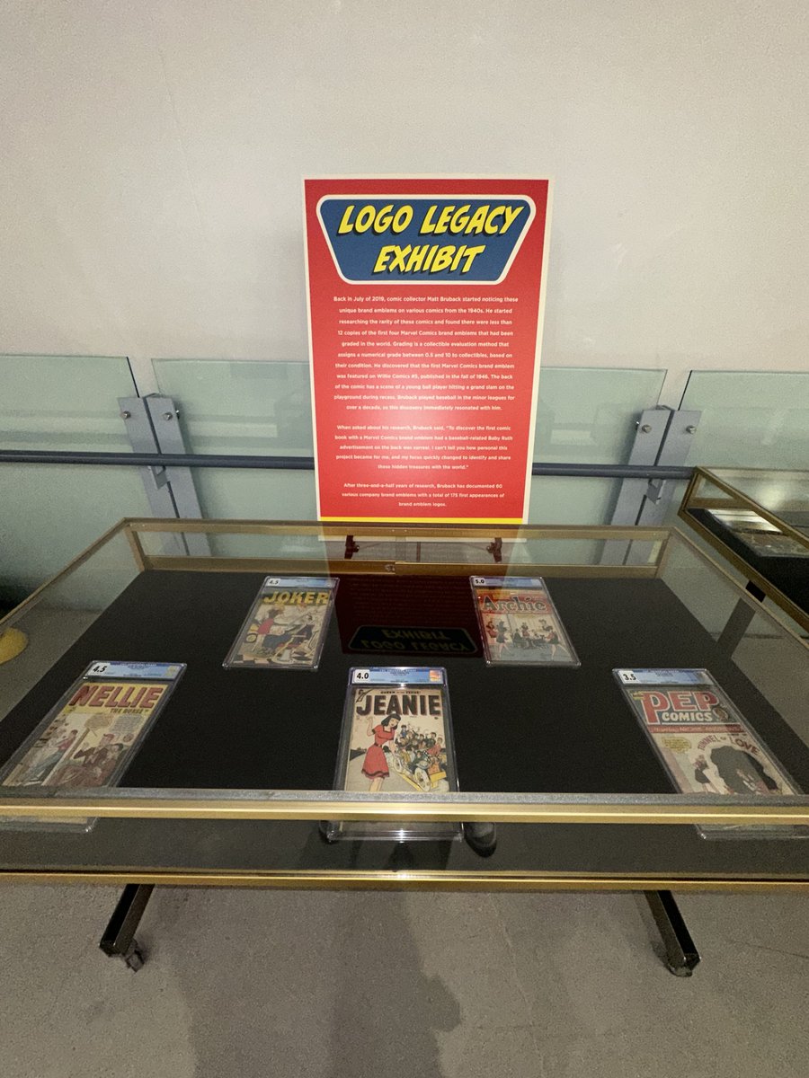 ComicConMuseum's tweet photo. 💥Introducing Logo Legacy!💥Dive into rare editions of “Archie,” “Nellie,” “PEP,” and more. At Logo Legacy, learn how Matt Bruback’s discovery of rare brand emblems affected the rarity of some of your favorite comics. 
🎟️Get your tickets at https://t.co/GQgneqYLqs 
📸 © 2023 SDCC https://t.co/Az3e5YDA6p