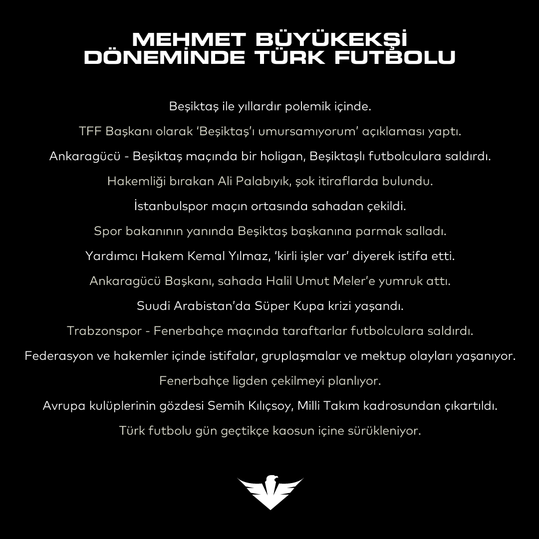 Sn. <a href="/OA_BAK/">Dr. Osman Aşkın Bak</a>, 

Tarihin en kötü TFF Başkanı Mehmet Büyükekşi, neden hâlâ görevden alınmıyor?